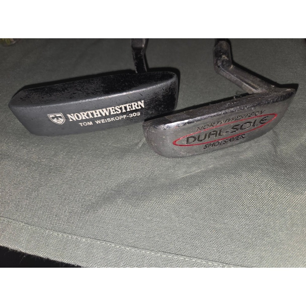 Northwestern Golf Putter Set Tom Weiskopf 303 and Dual-Sole Shotsaver Putters